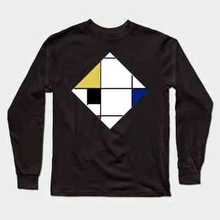 Lozenge Composition with Colors Long Sleeve T-Shirt